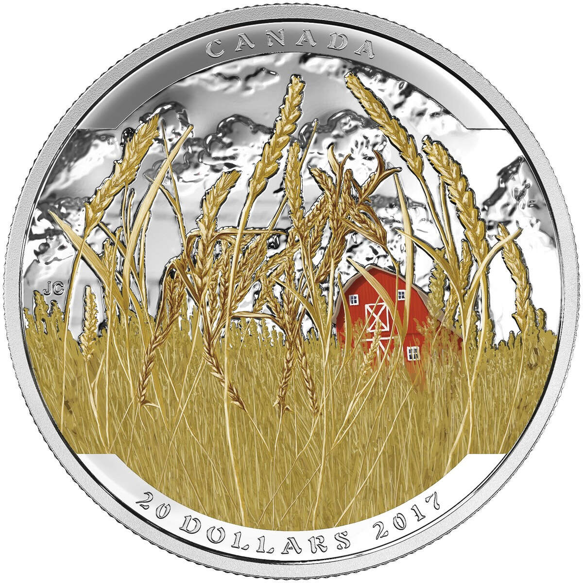 2017 $20 Landscape Illusion: Pronghorn - Pure Silver Coin Default Title