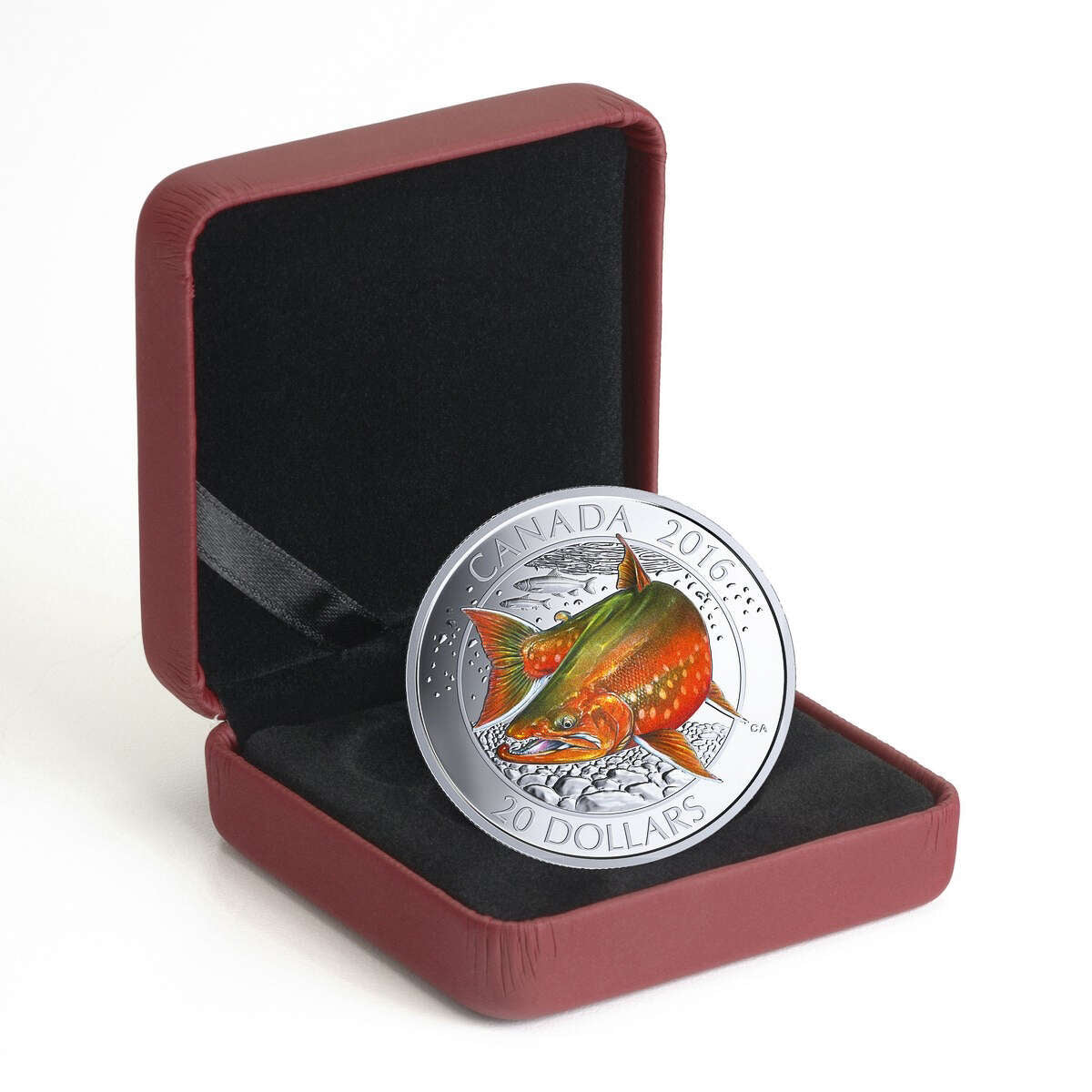 2016 $20 Canadian Salmonids: Arctic Char - Pure Silver Coin