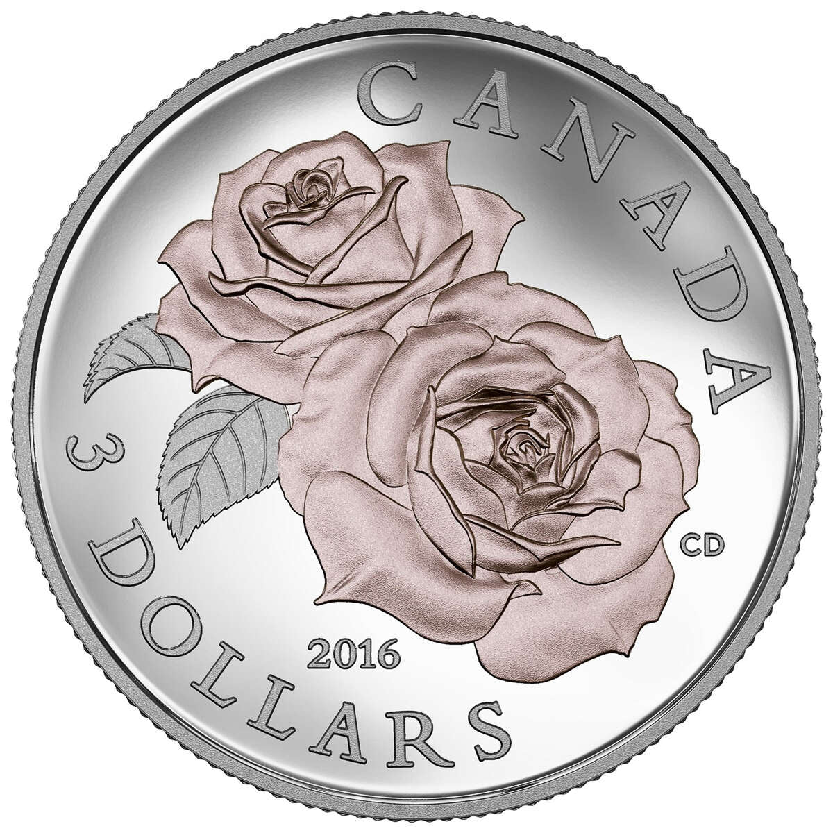 2016 $3 Queen Elizabeth Rose - Pure Silver Coin Default Title