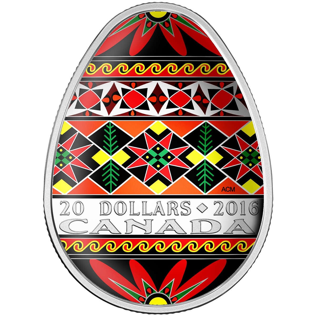 2016 $20 Coloured Easter Egg - Pure Silver Coin *SOLD OUT AT THE RCM* Default Title