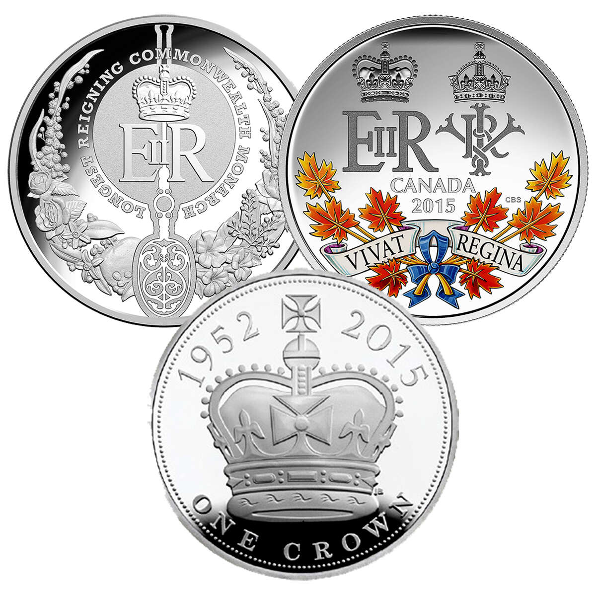 2015 A Historic Reign Collection Set - Royal Silver Collection
