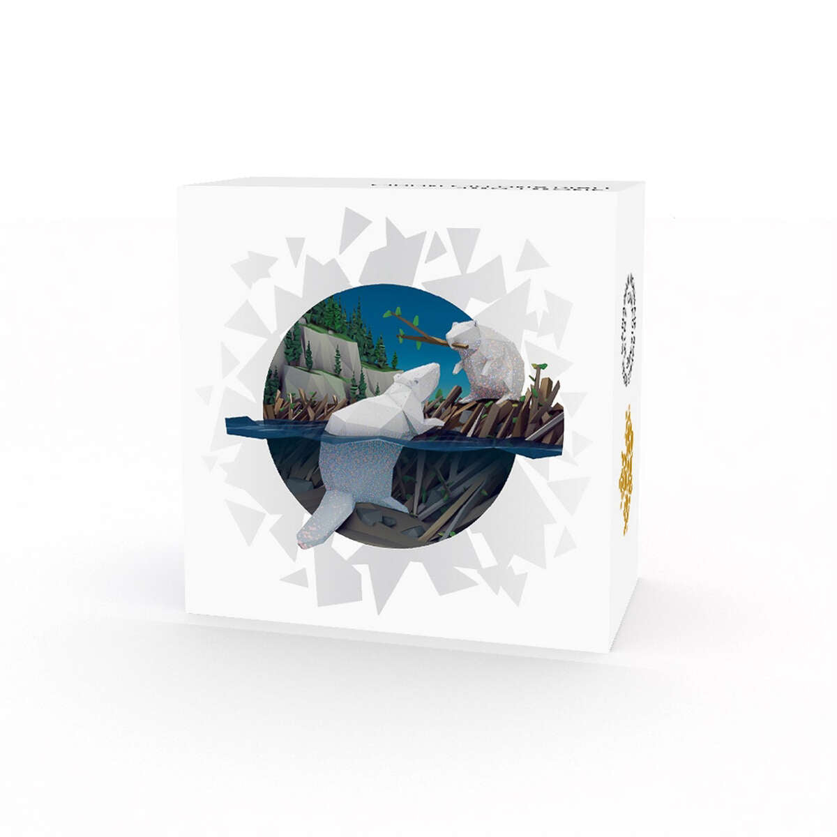 カナダ銀貨】幾何学芸術 1オンス銀貨 ビーバー 2016 ジオメトリー