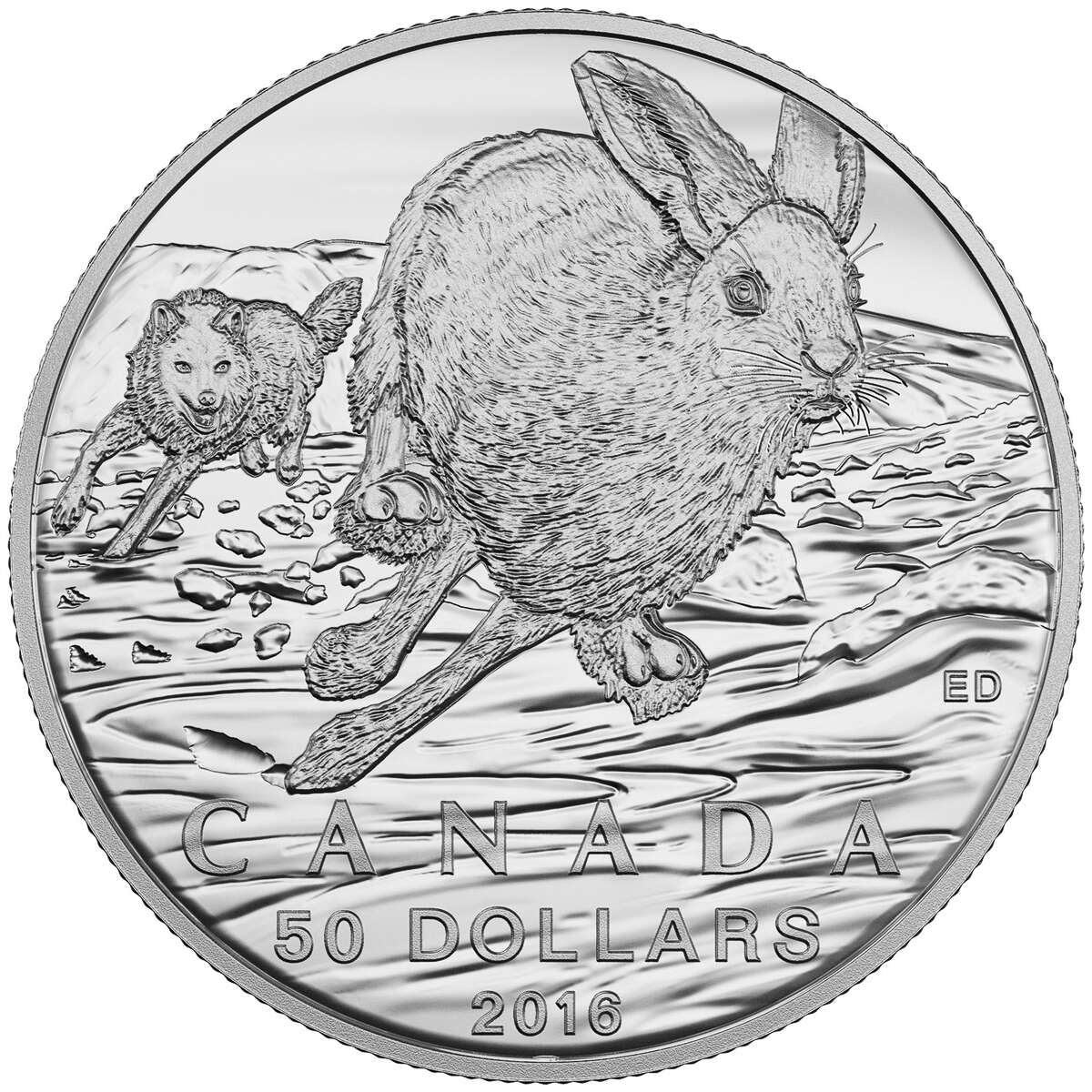 2016 $50 for $50 Hare - Pure Silver Coin Default Title