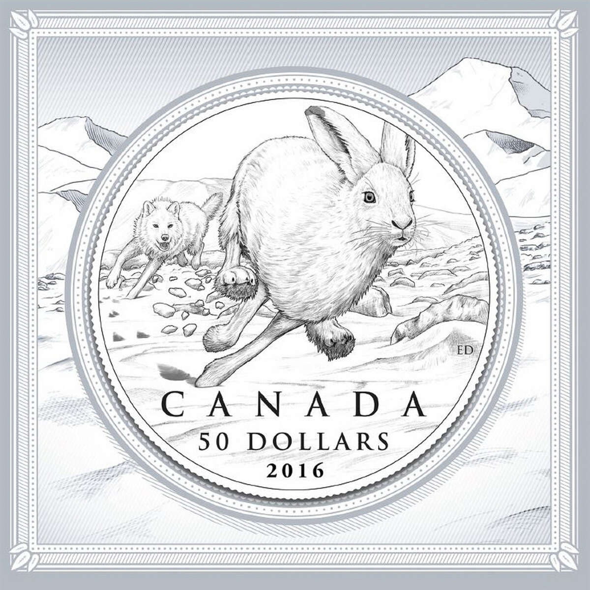 2016 $50 for $50 Hare - Pure Silver Coin Default Title