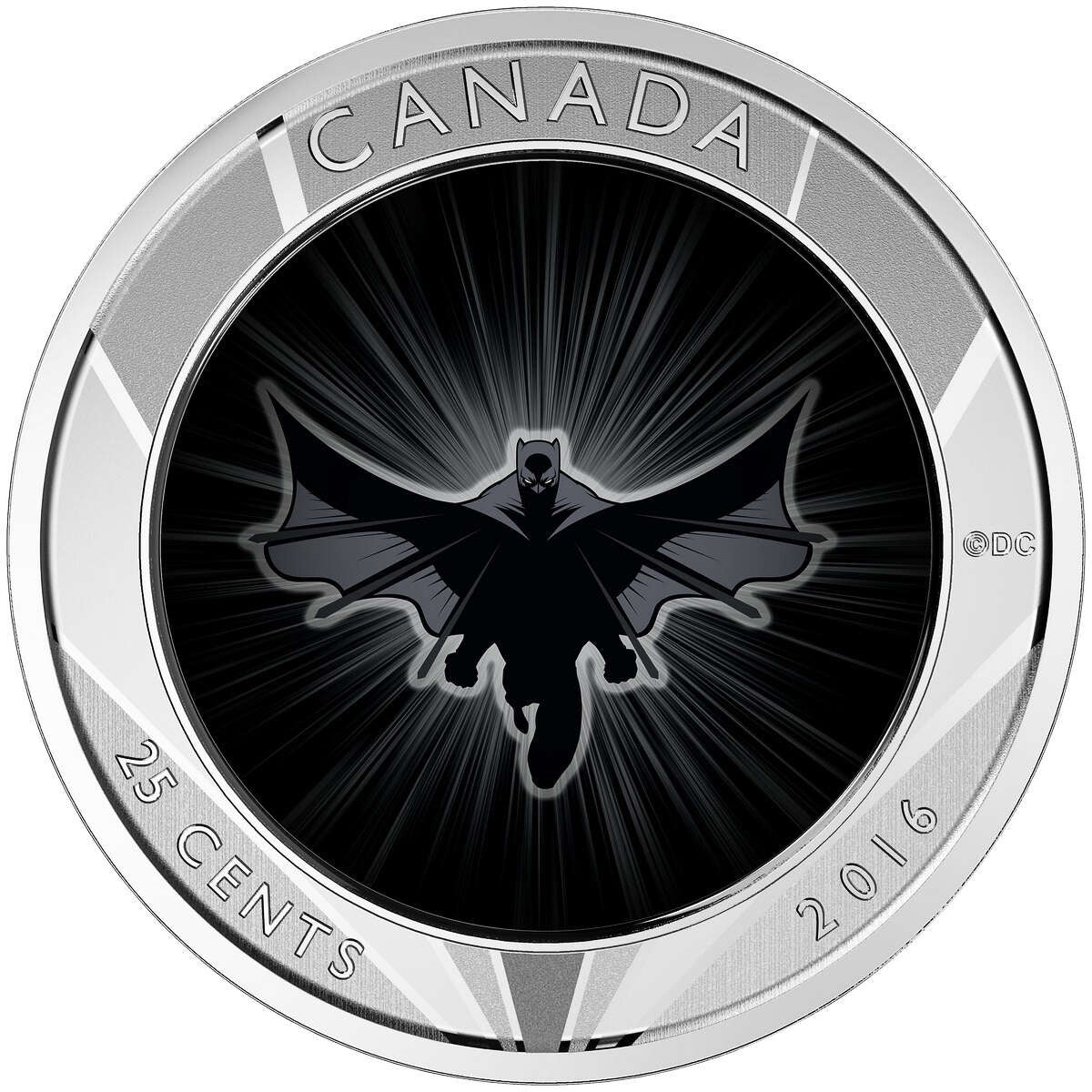 2016 25c <i>Batman v Superman: Dawn of Justice<sup>TM</sup></i> - Lenticular Coin Default Title