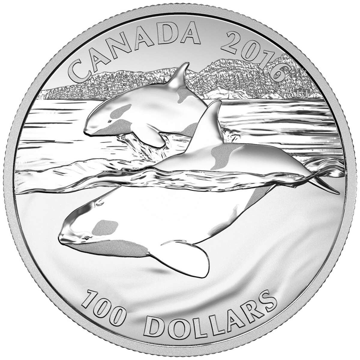 2016 $100 for $100 Orca Whale - Pure Silver Coin Default Title