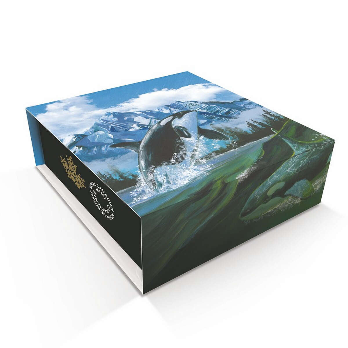 限定 カナダ 純銀 シャチ orca FINE SILVER .9999 2016 $100 for $100 Orca Whale - Pure Silver Coin