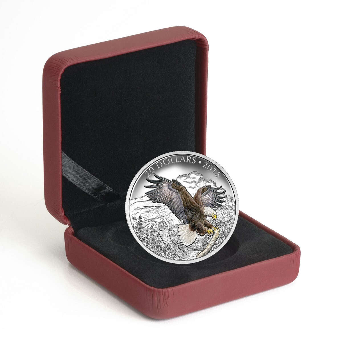 2016 $20 Majestic Animals II: The Baronial Bald Eagle - Pure Silver Coin Default Title