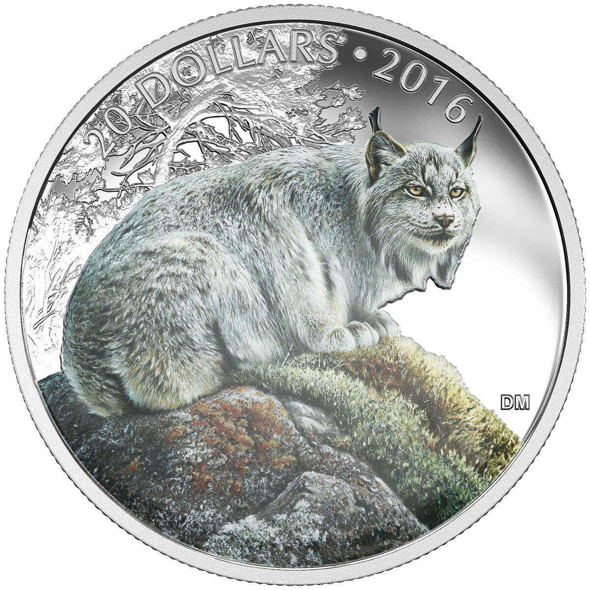 2016 $20 Majestic Animals II: The Commanding Canadian Lynx - Pure Silver Coin Default Title