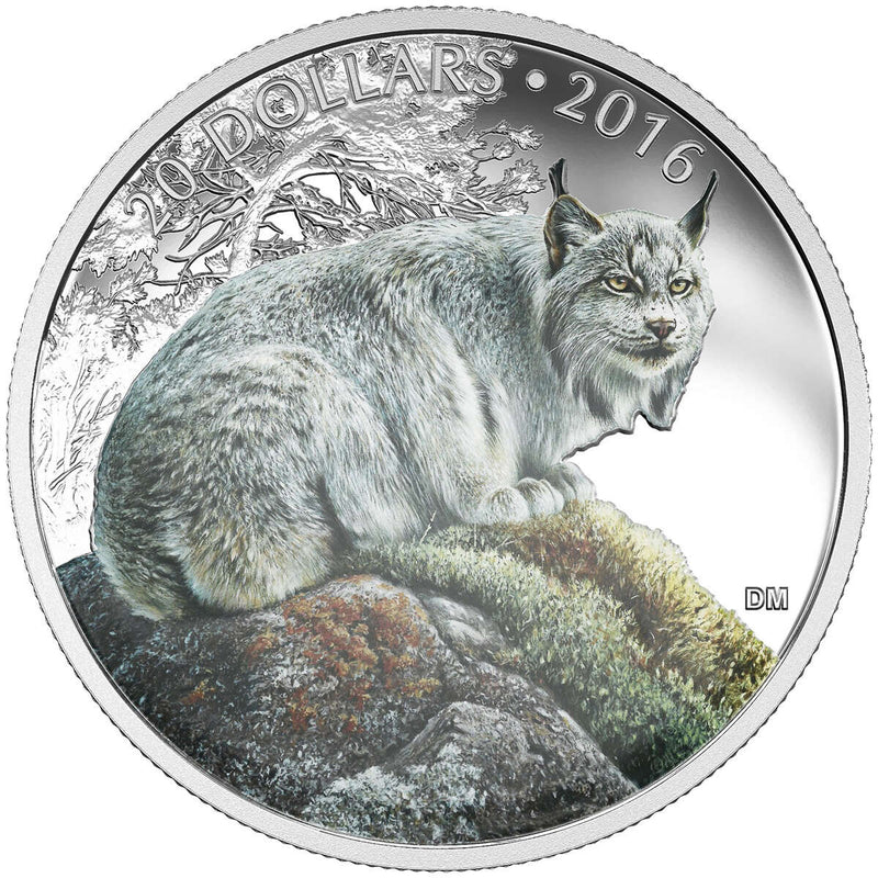 2016 $20 Fine Silver Coin - Canadian Lynx w/ Sub Box Default Title