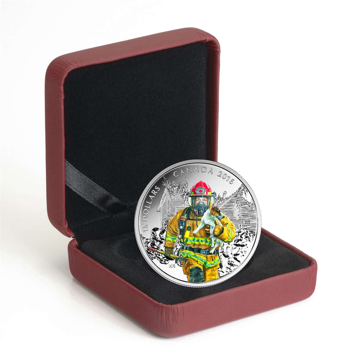 2016 $15 National Heroes: Firefighters - Pure Silver Coin Default Title