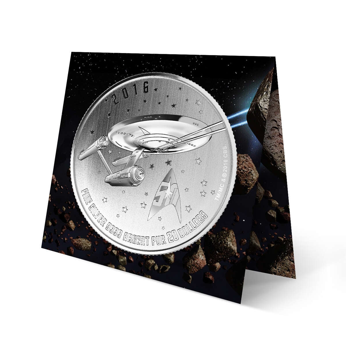 2016 $20 for $20 - <i>Star Trek</i><sup>TM</sup>: Enterprise - Pure Silver Coin Default Title