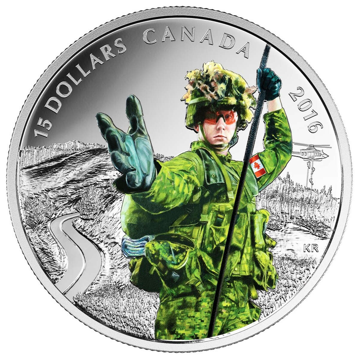 2016 $15 National Heroes: Military - Pure Silver Coin Default Title