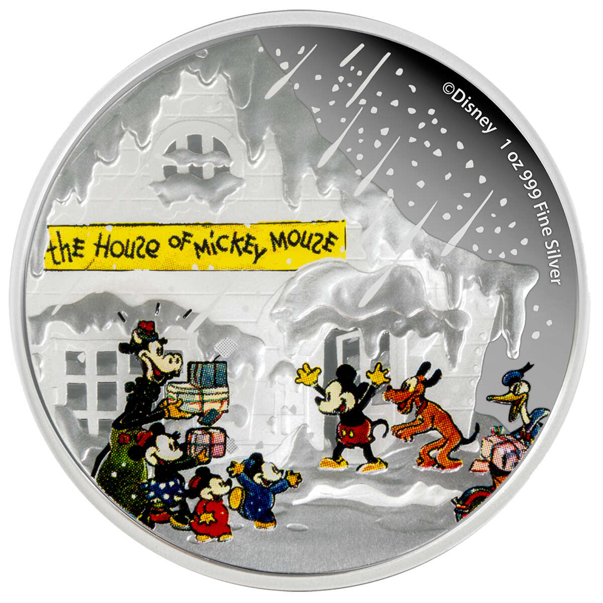 2015 $2 Disney Season's Greetings Classics - Pure Silver Coin Default Title