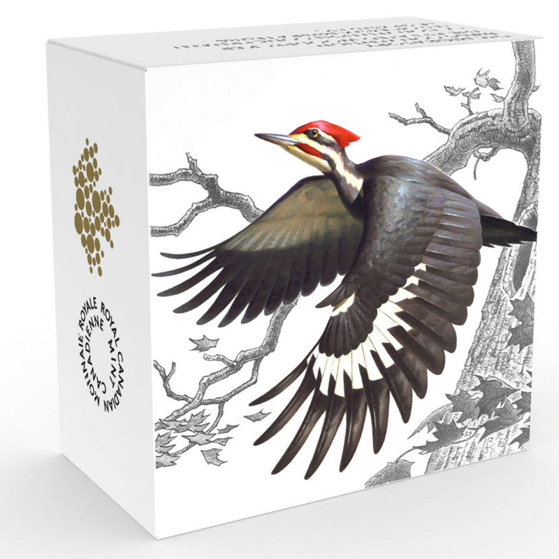 2016 $20 The Migratory Birds Convention: 100 Years of Protection The Pileated Woodpecker - Pure Silver Coin Default Title