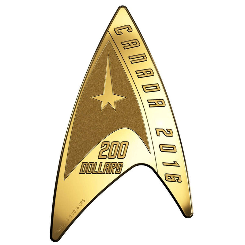 2016 $200 <i>Star Trek</i><sup>TM</sup>: Delta - Pure Gold Coin Default Title
