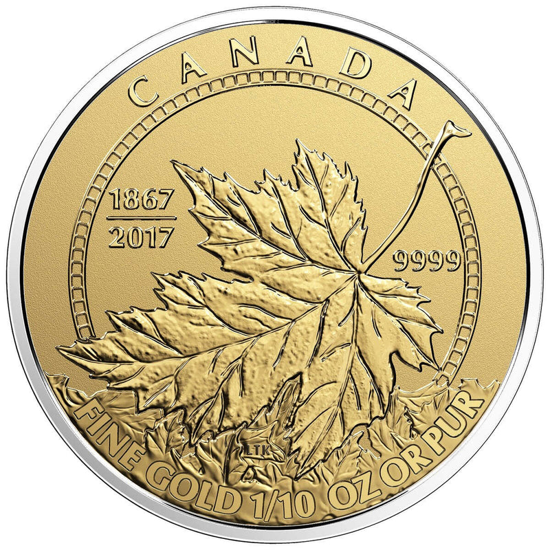 2017 A Celebration of Canada (1867-2017) - Pure Gold Maple Leaf Fractional Set Default Title