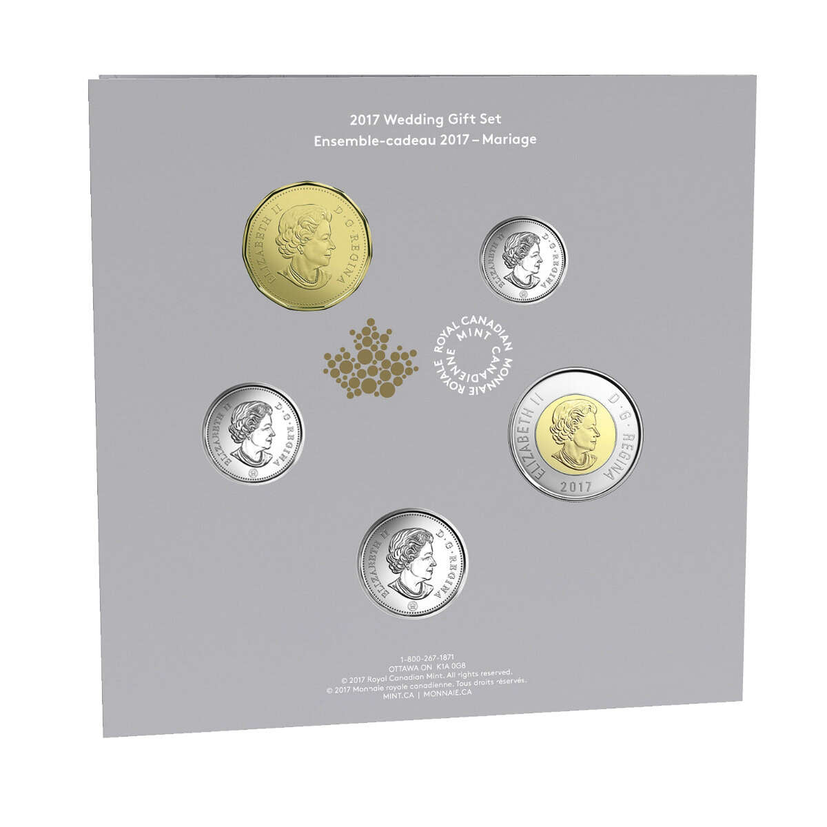 コレクション  Wedding Crownsiiver Coin 2017 Gift Set: Wedding