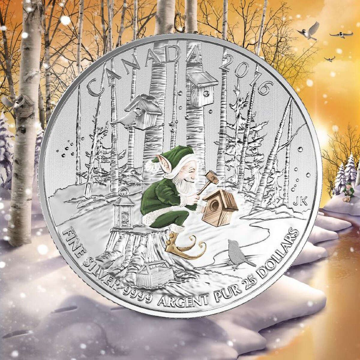 2016 $25 for $25 Woodland Elf - Pure Silver Coin