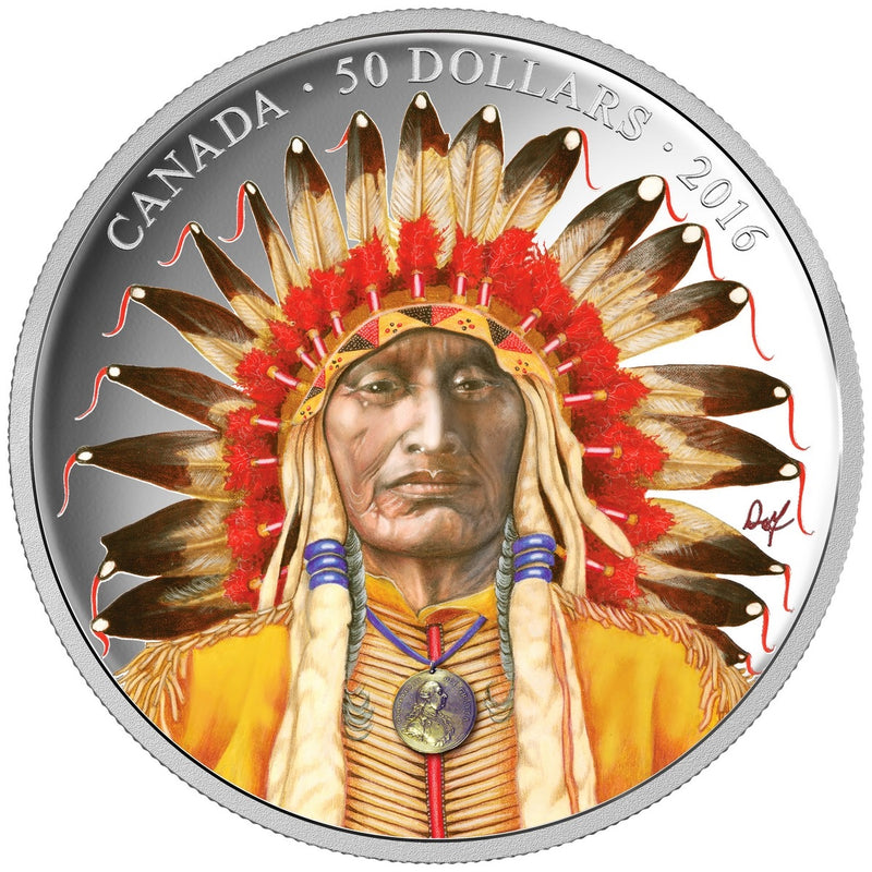 2016 $50 Wanduta: Portrait of a Chief - 5-oz. Pure Silver Coin