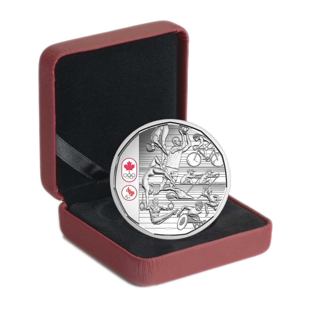 2016 $1 Celebrating Canadian Athletes - Limited Edition Proof Pure Silver Dollar