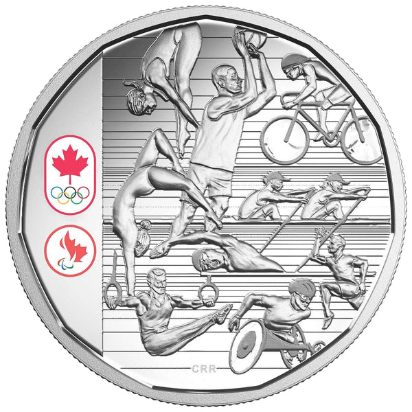 2016 $1 Celebrating Canadian Athletes - Limited Edition Proof Pure Sil