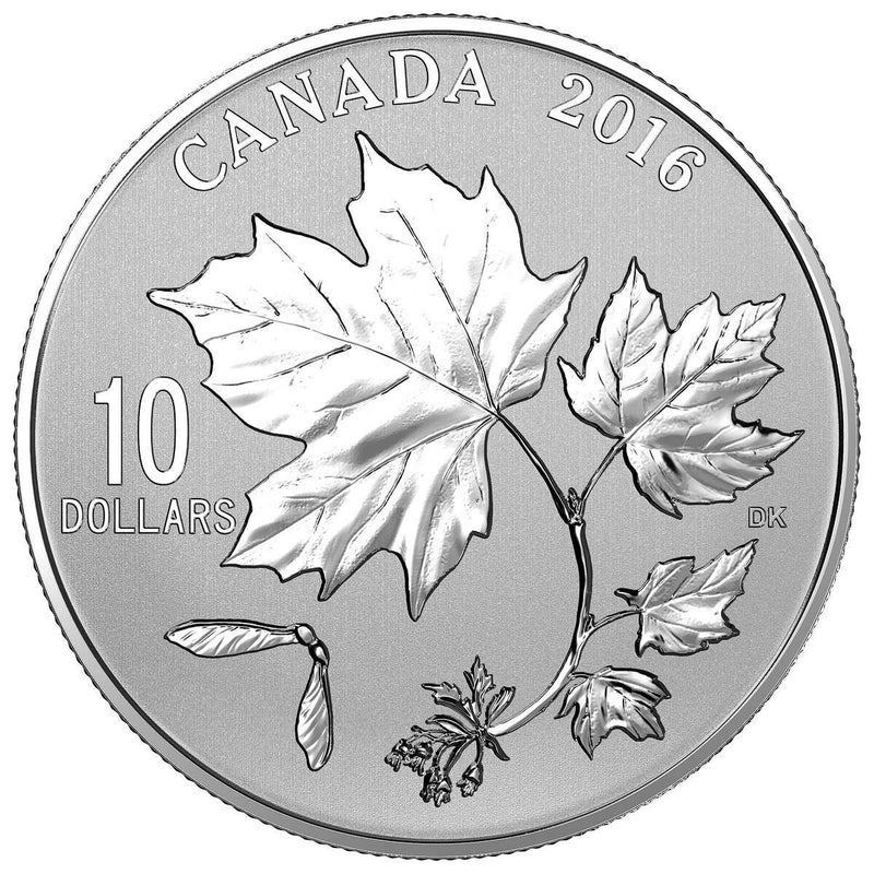 2016 $10 Canadian Maple Leaves - Pure Silver Coin Default Title