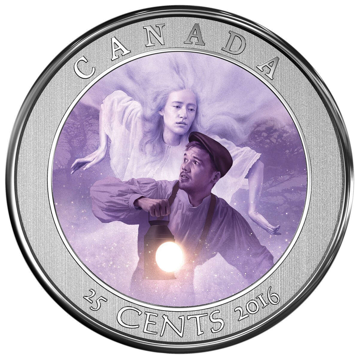 2016 25c Haunted Canada: Bell Island - Lenticular Coin Default Title