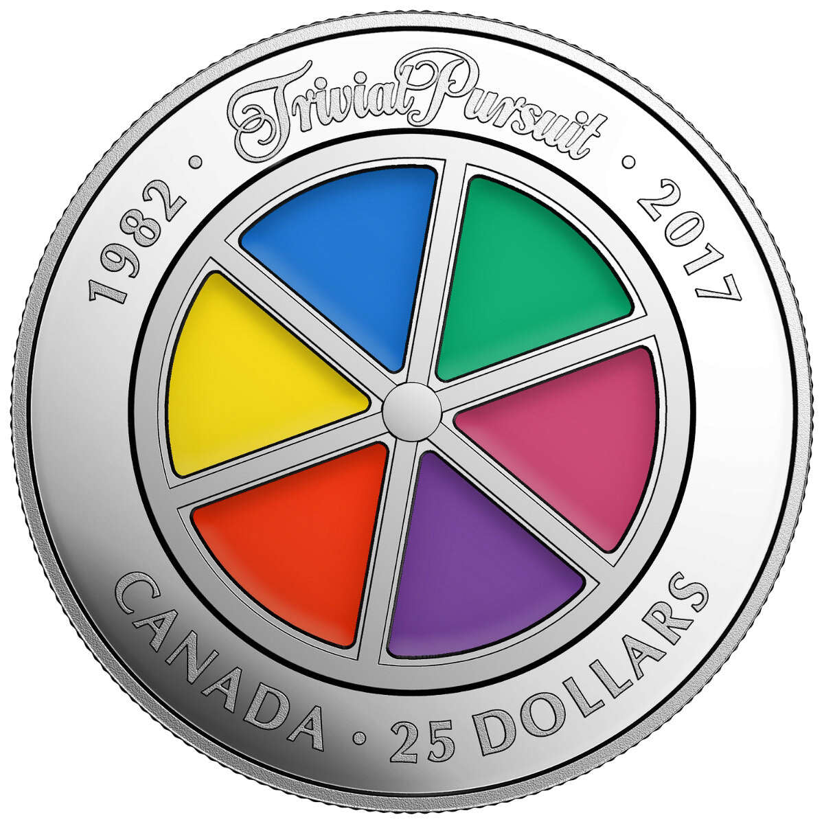 2017 $25 Trivial Pursuit, 35th Anniversary - Pure Silver Coin Default Title