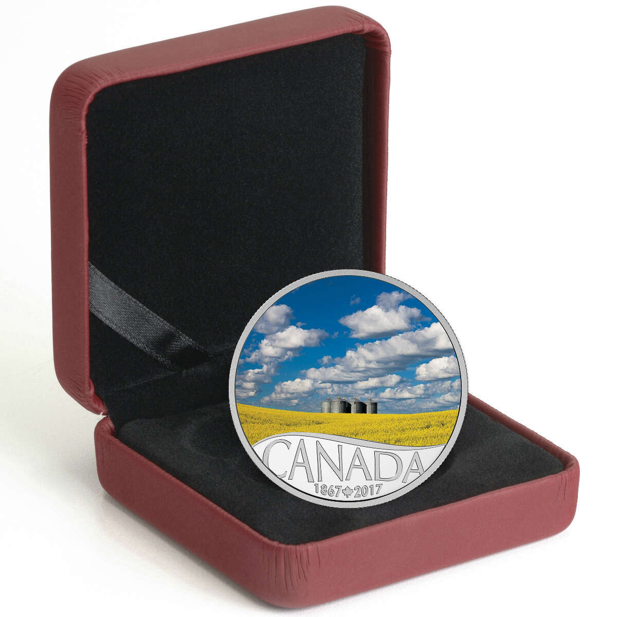 2017 $10 Celebrating Canada's 150th: Canola Field (Manitoba) - Pure Silver Coin Default Title