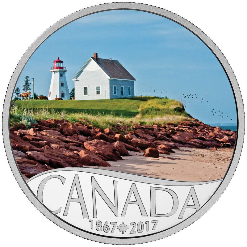 2017 $10 Celebrating Canada's 150th: Panmure Island (Prince Edward Island) - Pure Silver Coin Default Title