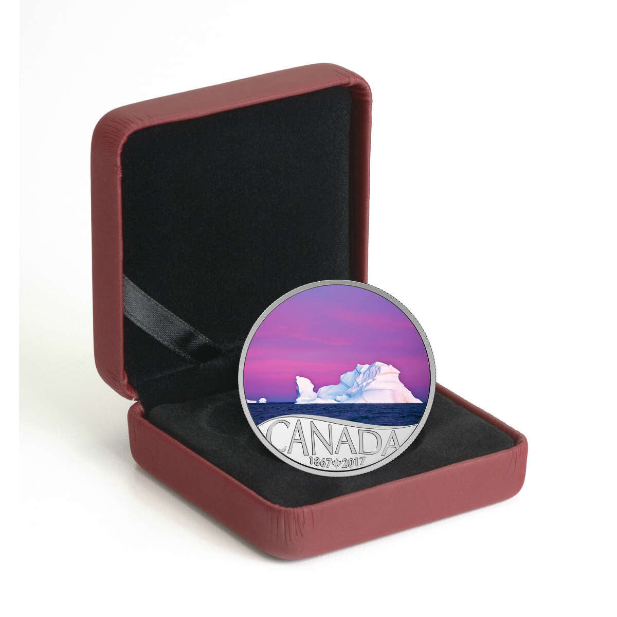 2017 $10 Celebrating Canada's 150th: Iceberg at Dawn (Newfoundland) - Pure Silver Coin Default Title