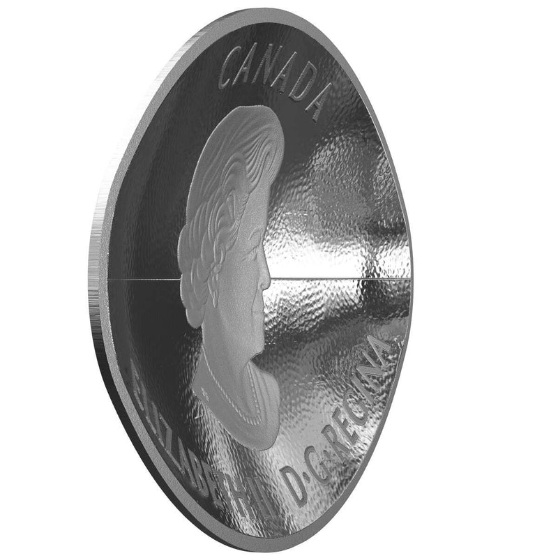 2017 $25 Football-Shaped Curved Pure Silver Coin Default Title