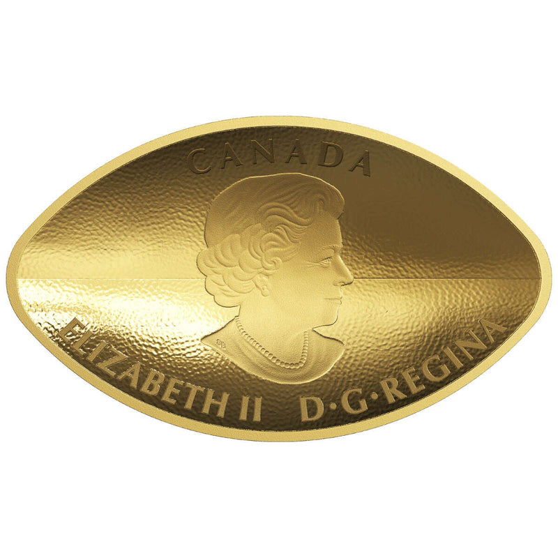 2017 $200 Football-Shaped and Curved - Pure Gold Coin Default Title