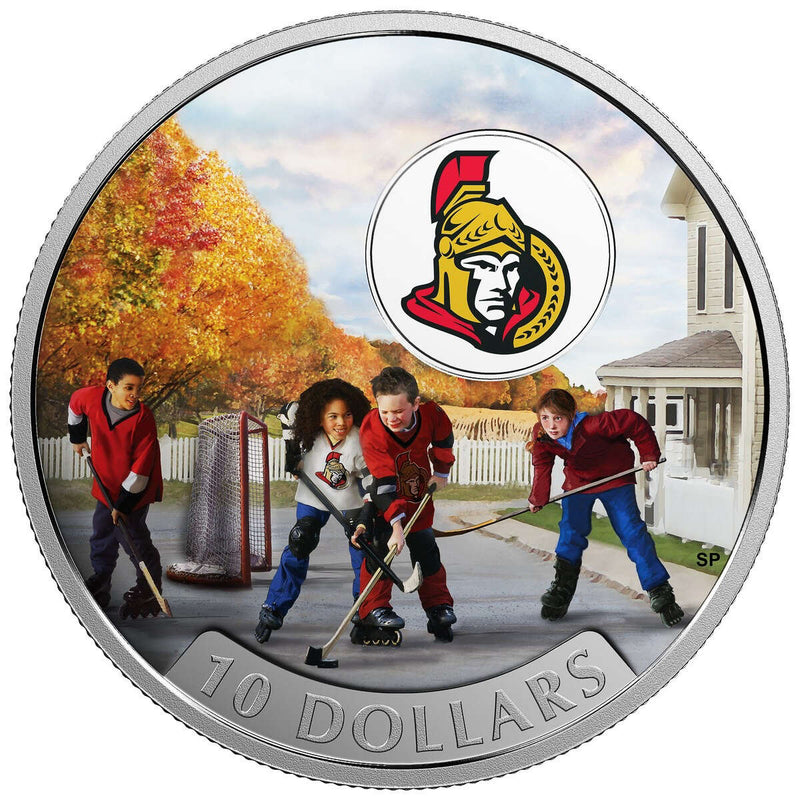 2017 $10 Passion to Play: Ottawa Senators - Pure Silver Coin Default Title