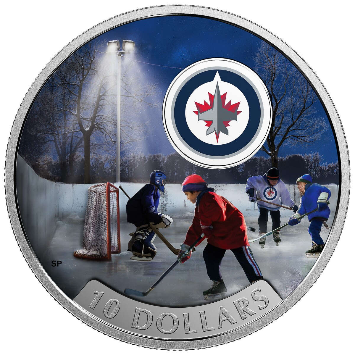 2017 $10 Passion to Play: Winnipeg Jets - Pure Silver Coin Default Title