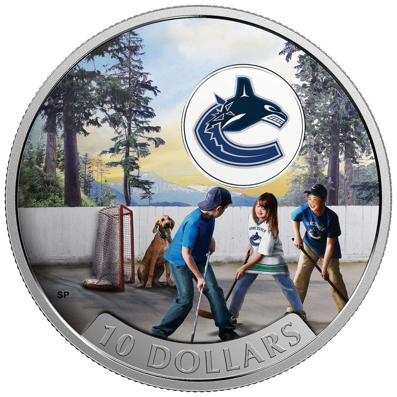 2017 $10 Passion to Play: Vancouver Canucks - Pure Silver Coin Default Title