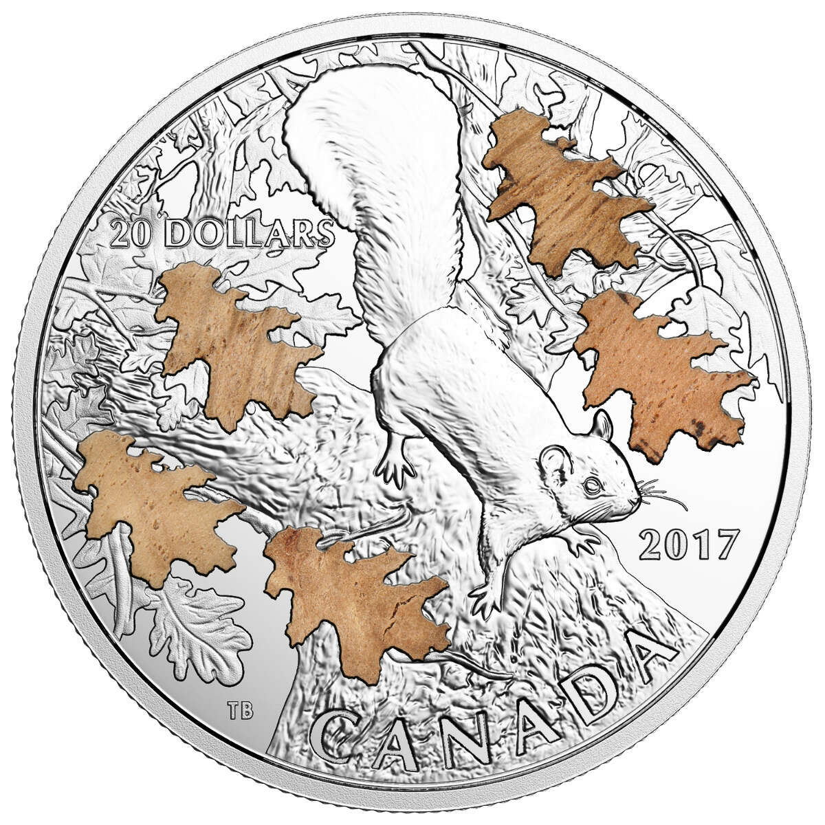 2017 $20 The Nutty Squirrel and the Mighty Oak - Pure Silver Coin Default Title