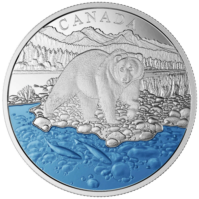 2017 $20 Iconic Canada: The Grizzly Bear - VIP Exclusive Pure Silver Coin Default Title