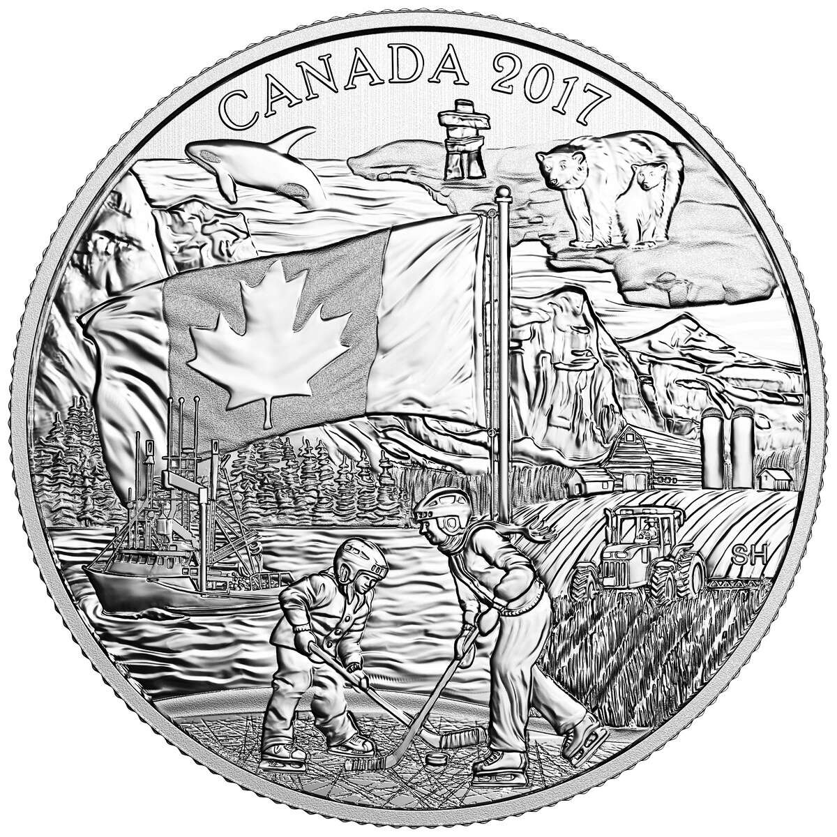 2017 $3 The Spirit of Canada - Pure Silver Coin Default Title