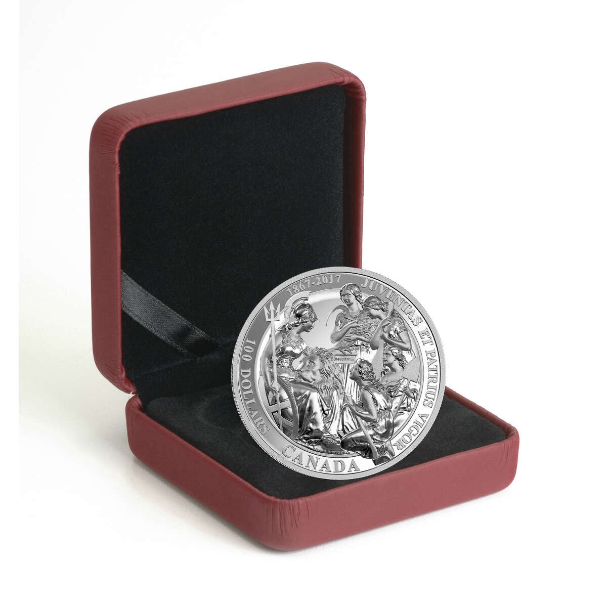 2017 $100 The 1867 Confederation - Pure Silver Coin