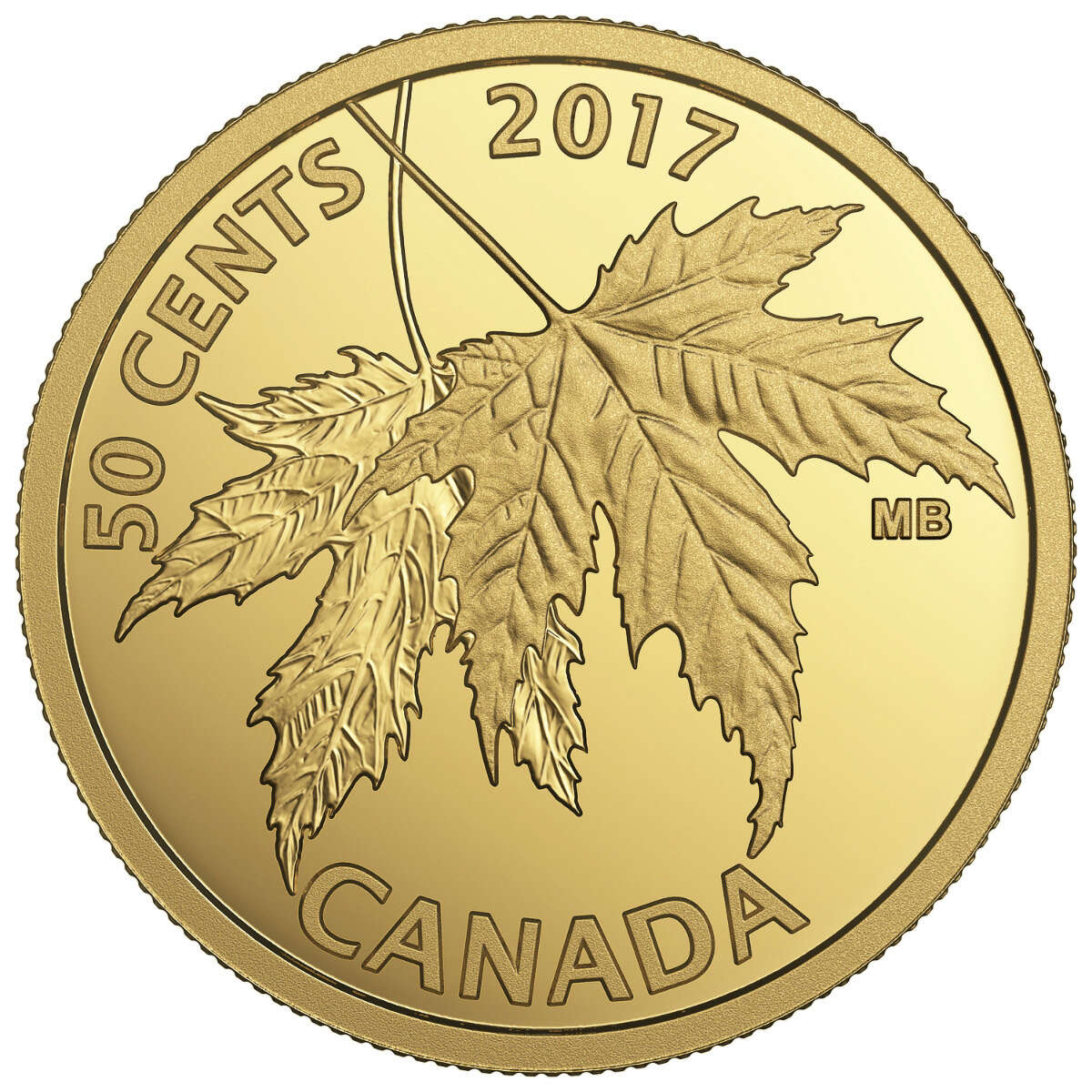 2017 50c The Silver Maple Leaf - Pure Gold Coin Default Title