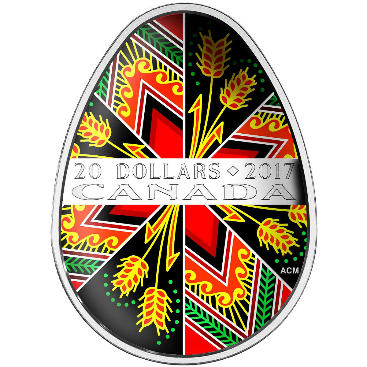 2017 $20 Coloured Easter Egg - Pure Silver Coin Default Title