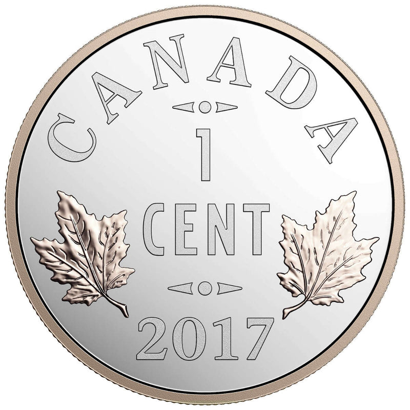 2017 1c Legacy of the Penny - Pure Silver 5-Coin Set with Selective Rose Gold Plating Default Title