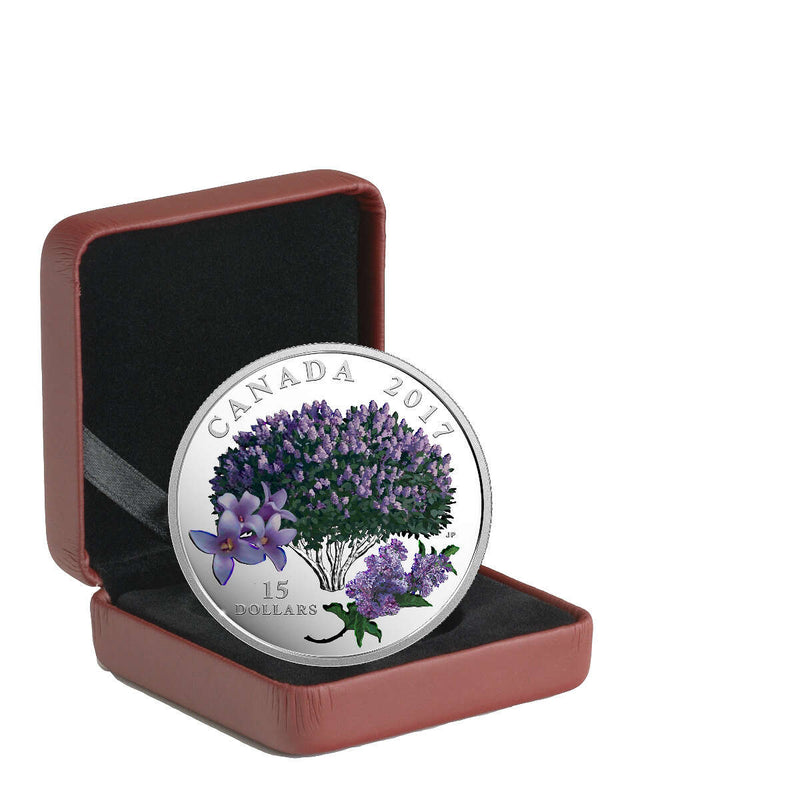 2017 $15 Celebration of Spring: Lilac Blossoms - Pure Silver Coin Default Title