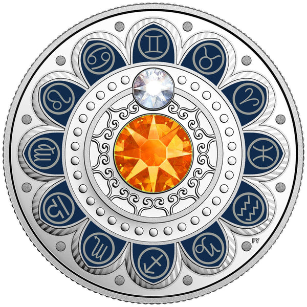 2017 $3 Zodiac Series: Gemini - Pure Silver Coin
