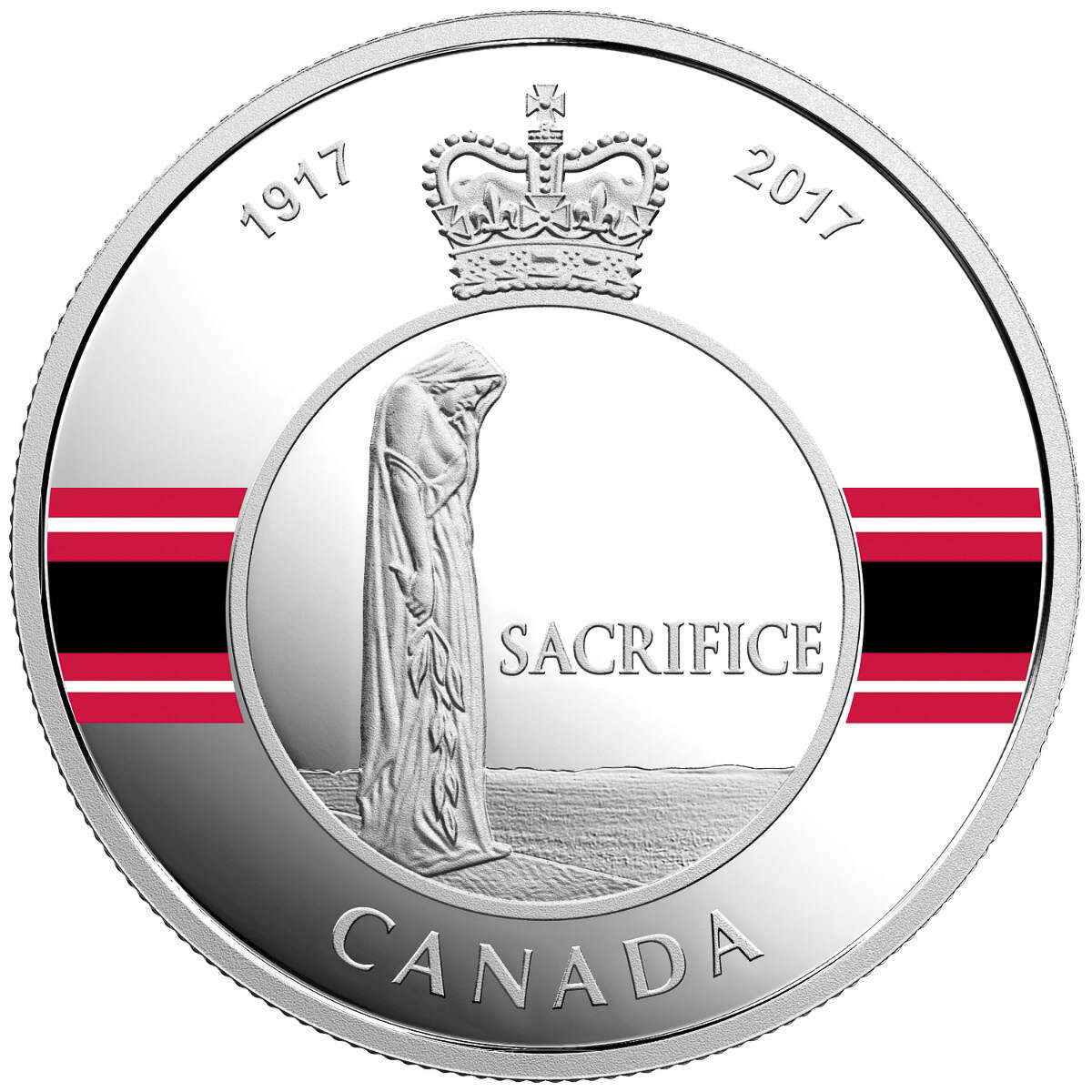 2017 $20 Canadian Honours: Sacrifice Medal - Pure Silver Coin Default Title