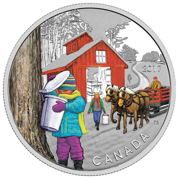2017 $10 The Sugar Shack - Pure Silver Coin