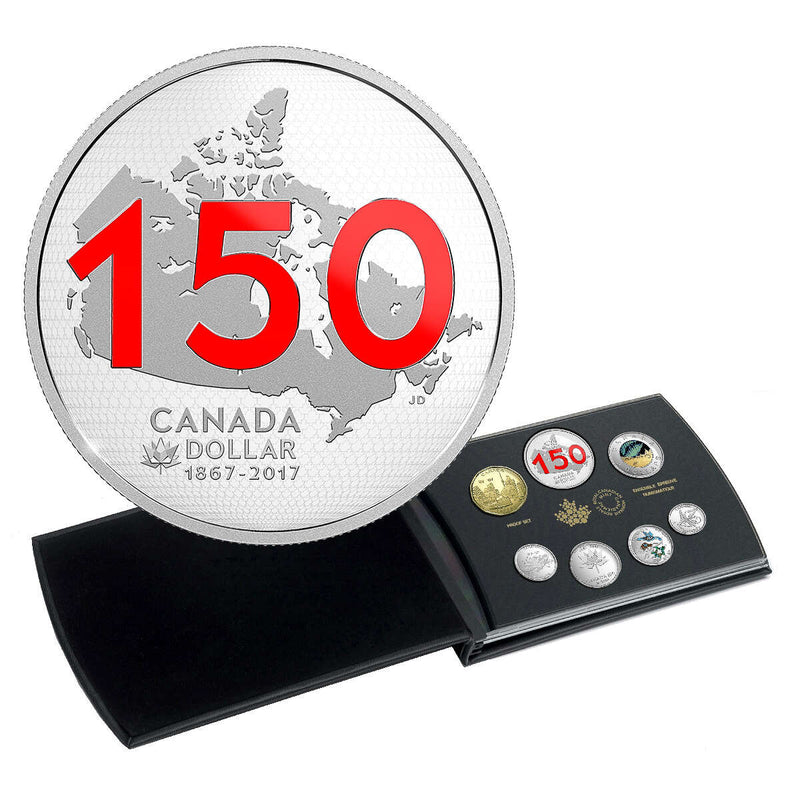 2017 Canada 150: Our Home and Native Land - Limited Edition Silver Dollar Proof Set Default Title