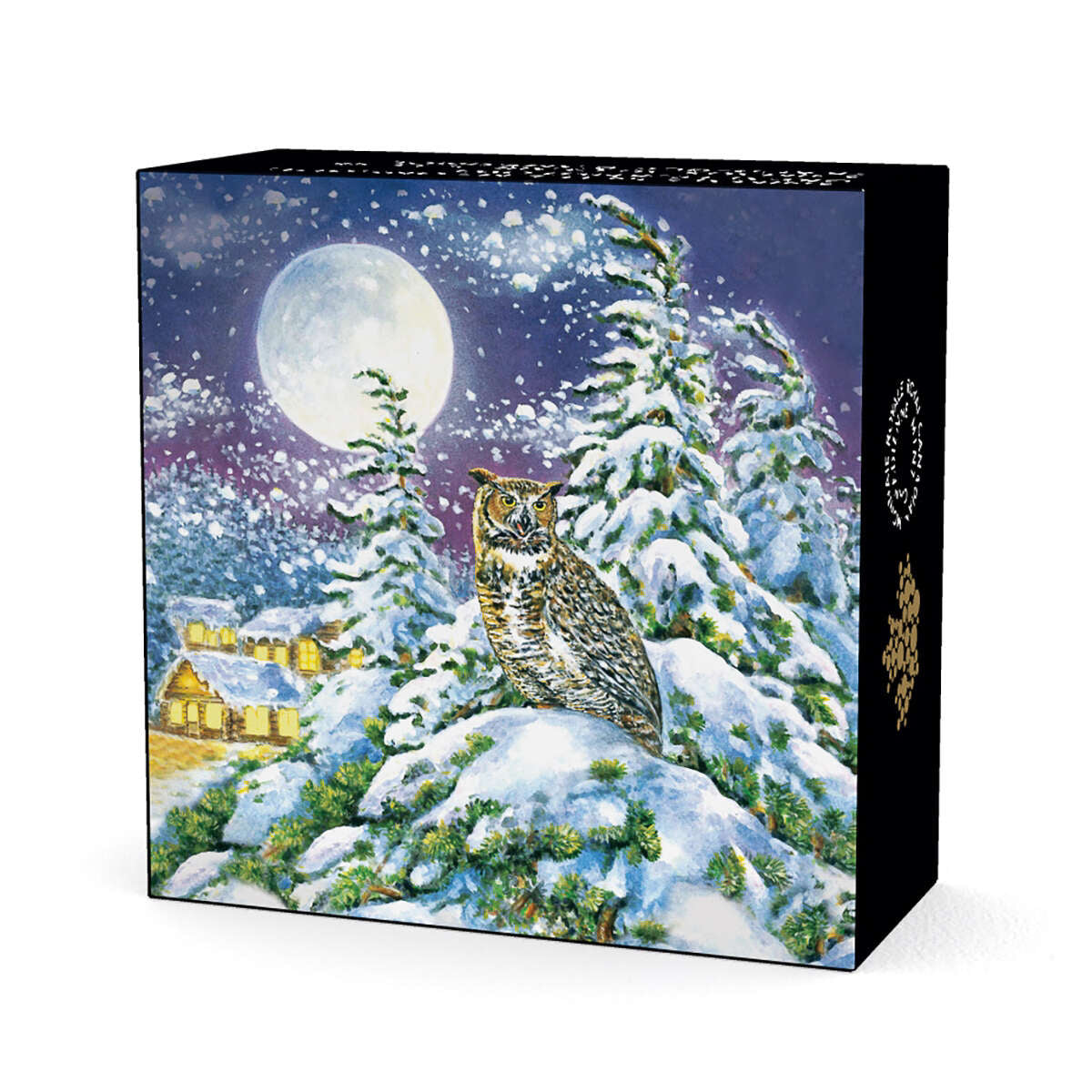 2017 $30 Animals in the Moonlight: Great Horned Owl Default Title